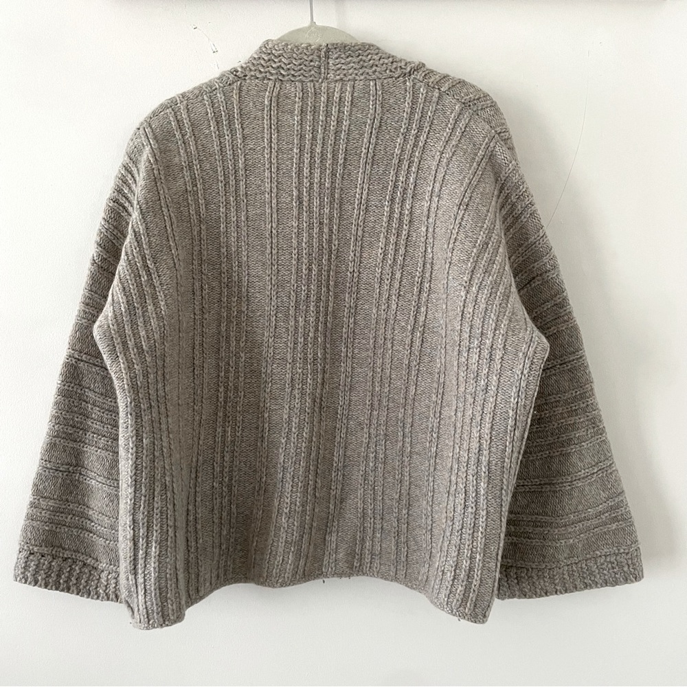 Matta Gray Wool Cashmere Cardigan Sweater Size Small - Picture 3 of 9